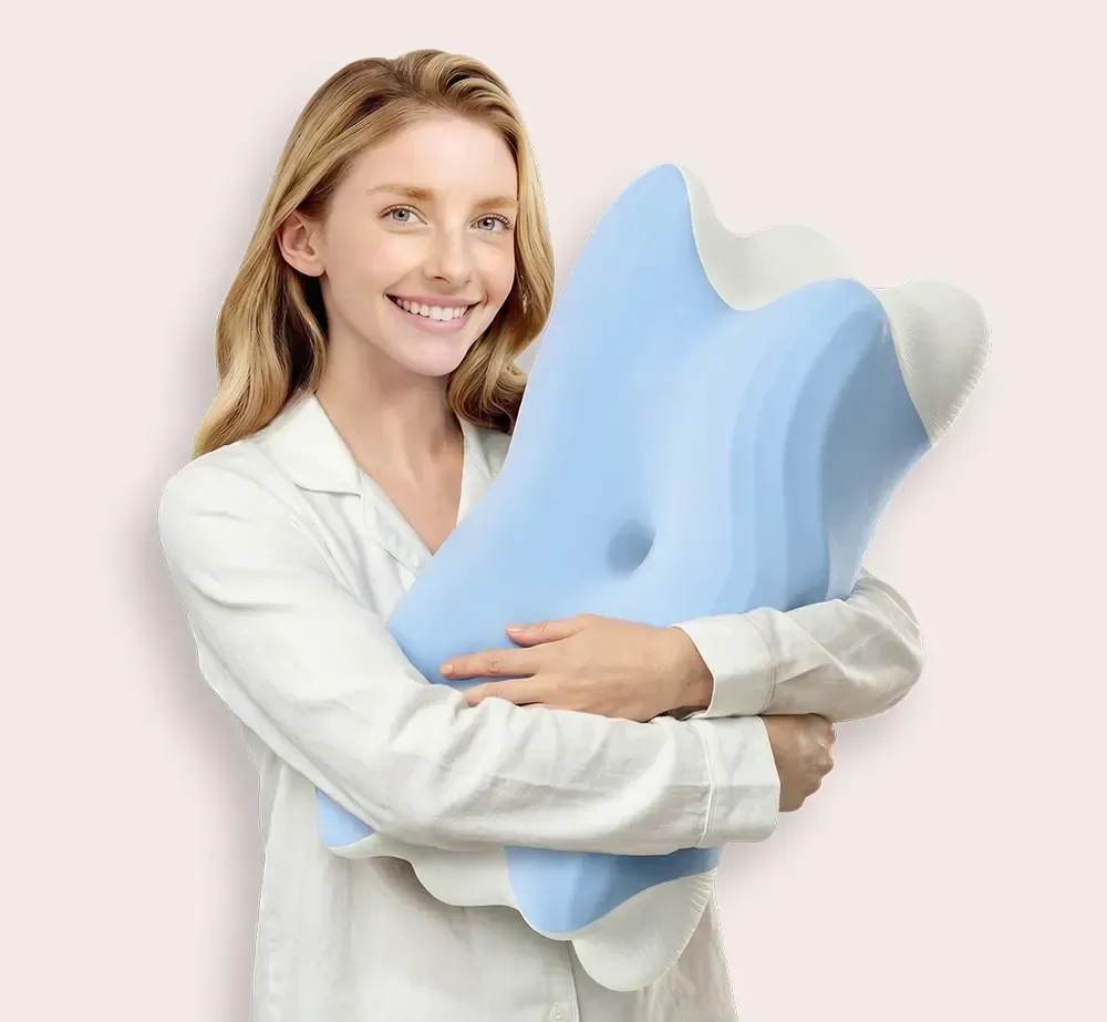 Melara Air ergonomisches Schmetterlingskissen gegen Nackenschmerzen